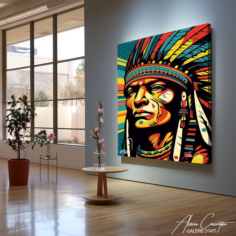 tableau pop art indien