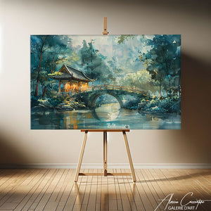 Tableau Contemporain Montagne