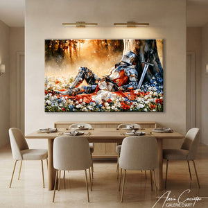 Affiche Chevalier Aux Fleurs