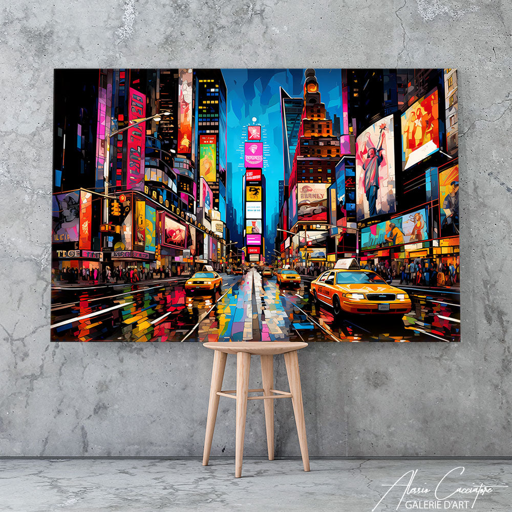 tableau new york peinture 