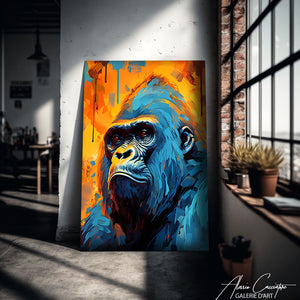 tableau gorille couleur 