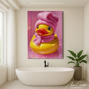 toile tableau pour salle de bain