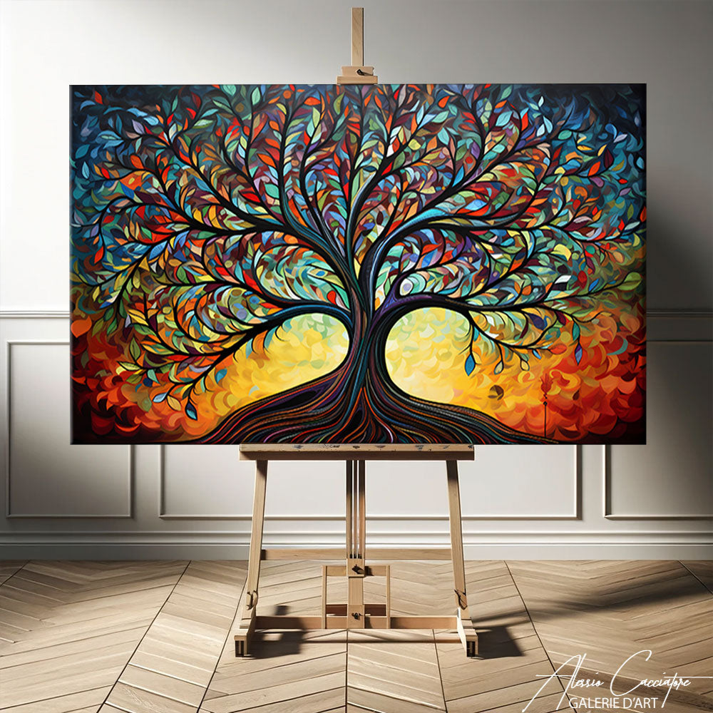 Peinture Tableau Arbre de vie