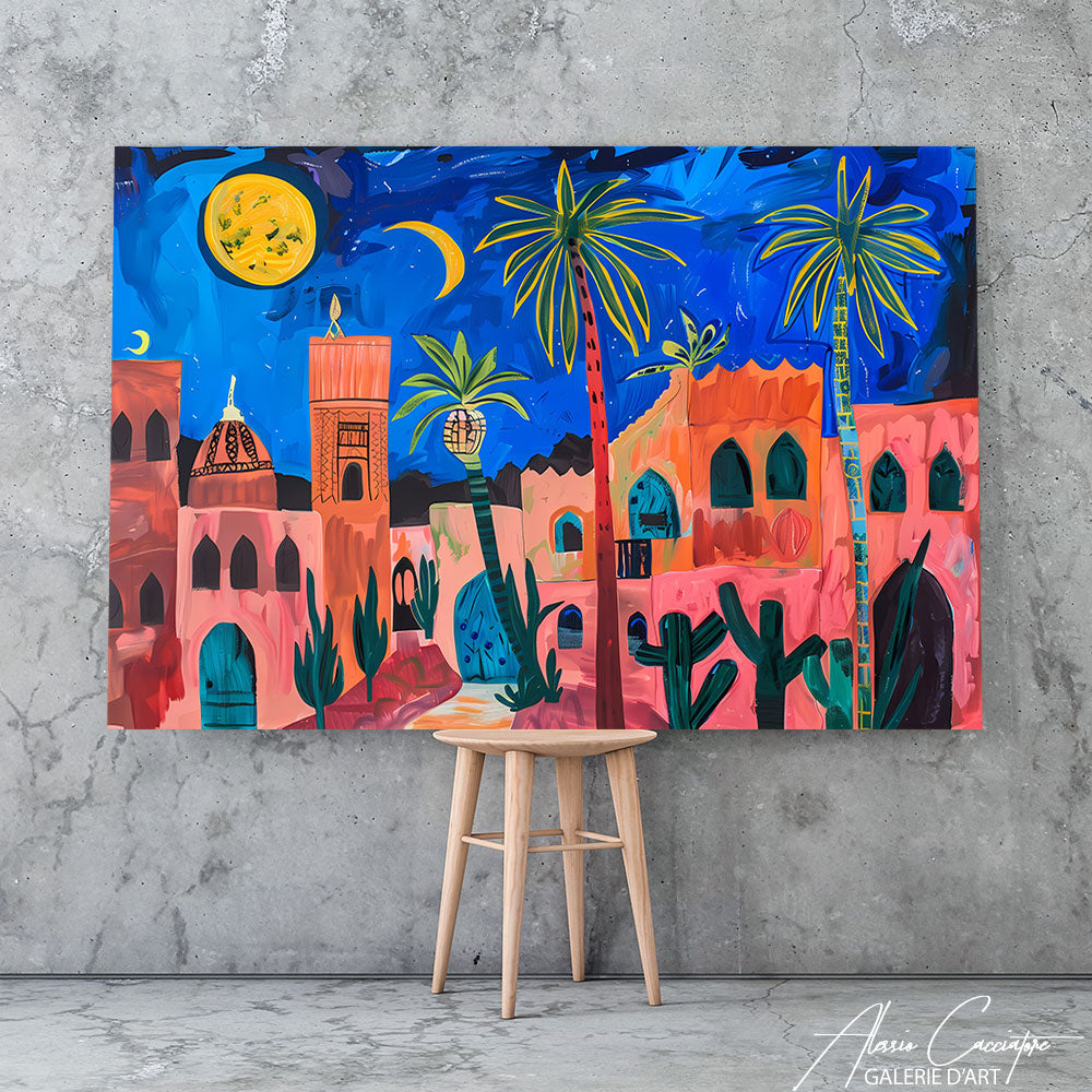 Tableau déco salon oriental