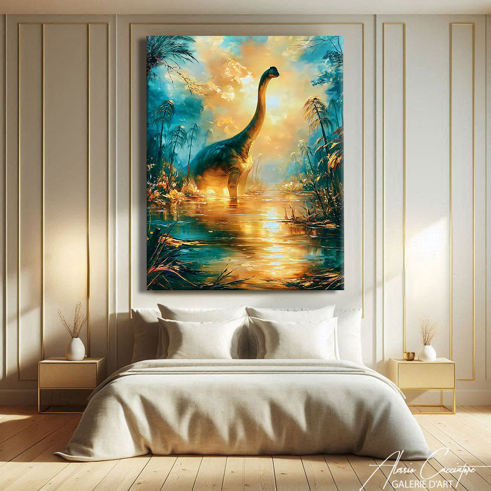 Toile Dinosaure Tableau
