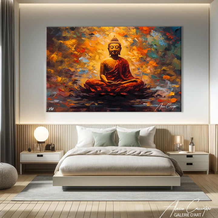 tableau mural bouddha