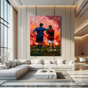 Peinture Joueur De Foot