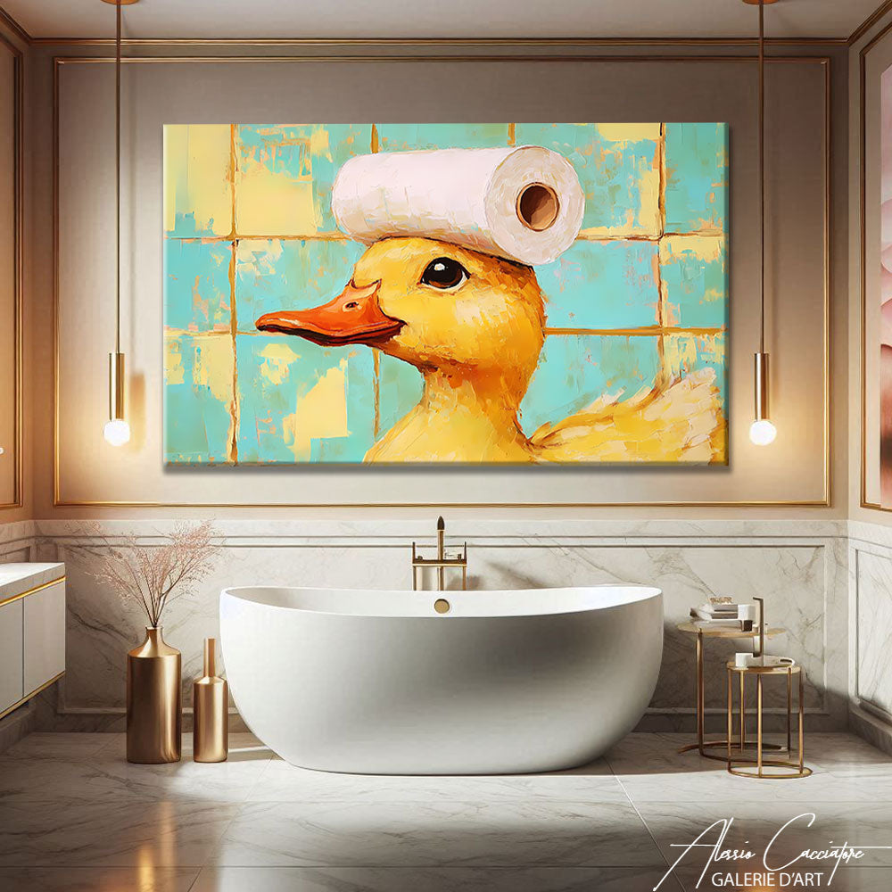 Affiche Toilette