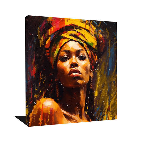 tableau femme africaine