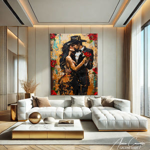 tableau Couple abstrait