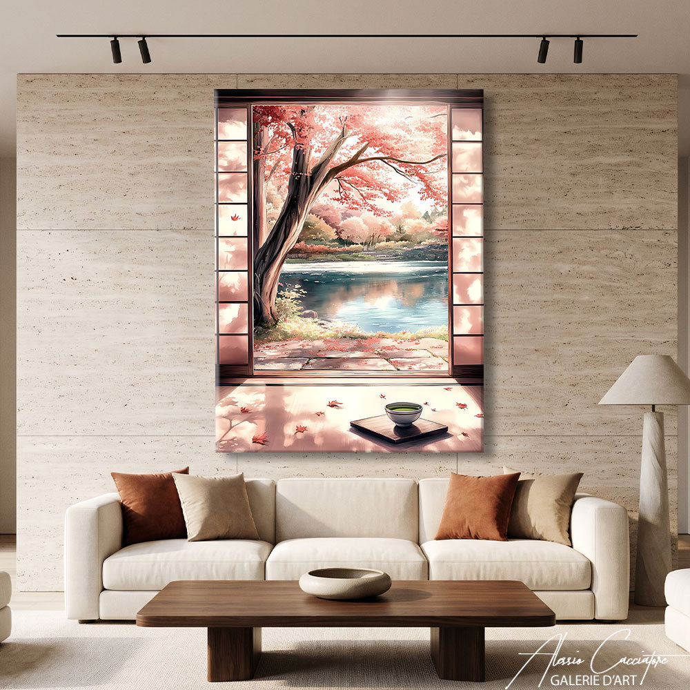 Toile Fleurs De Cerisier