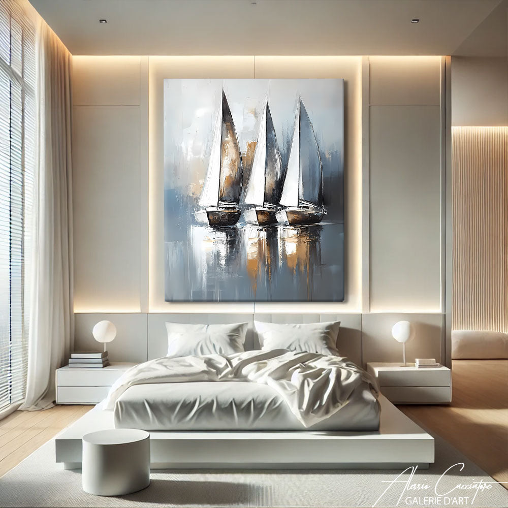 TABLEAU MARINE GRIS