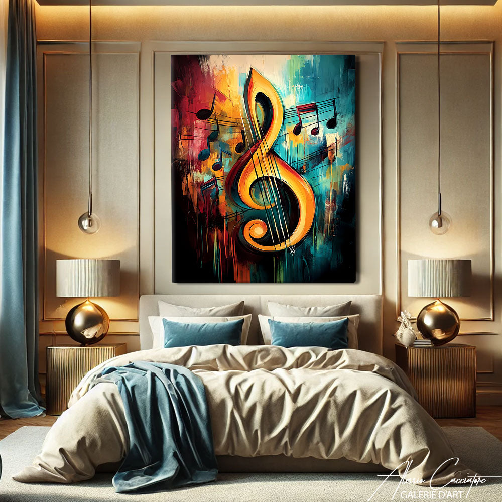 Musical Note Painting | Alessio Cacciatore