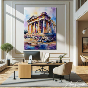 Tableau Moderne Aquarelle