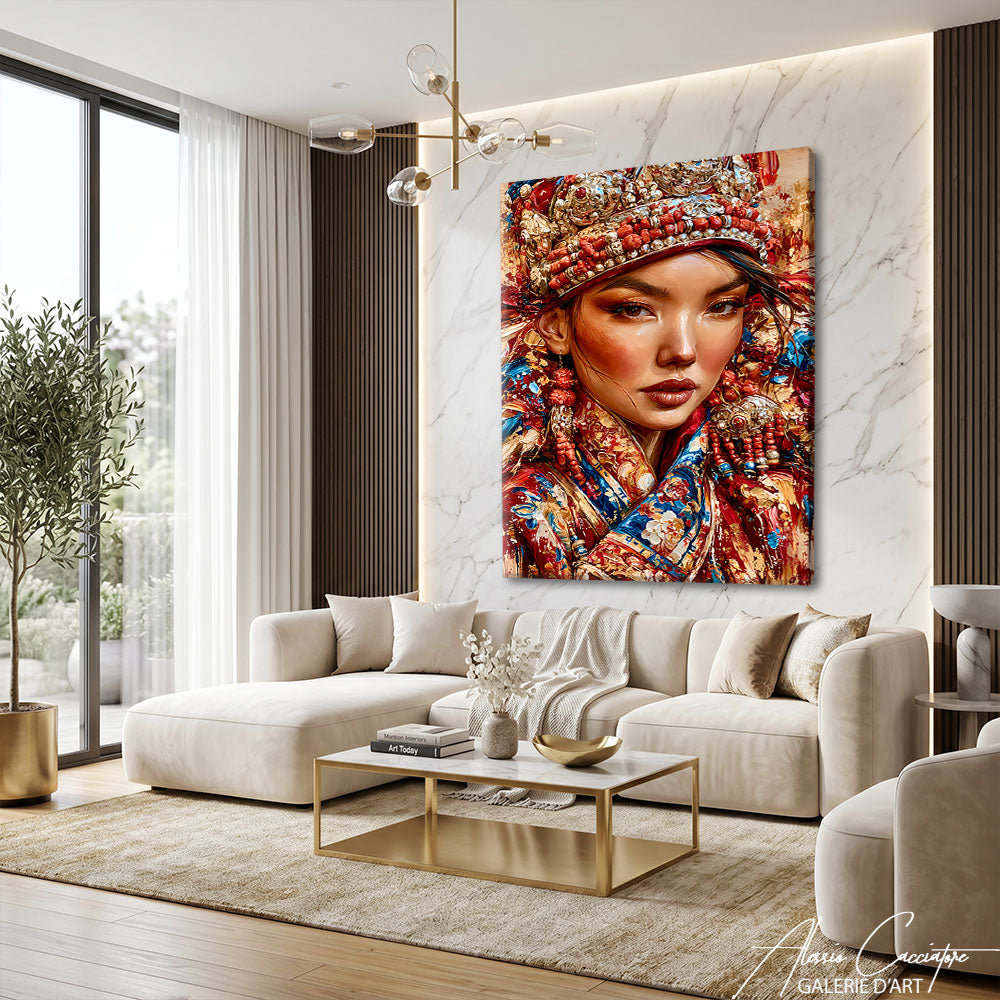 Décoration Murale Femme Asiatique