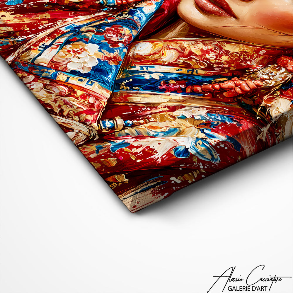 Art Mural Femme Asiatique