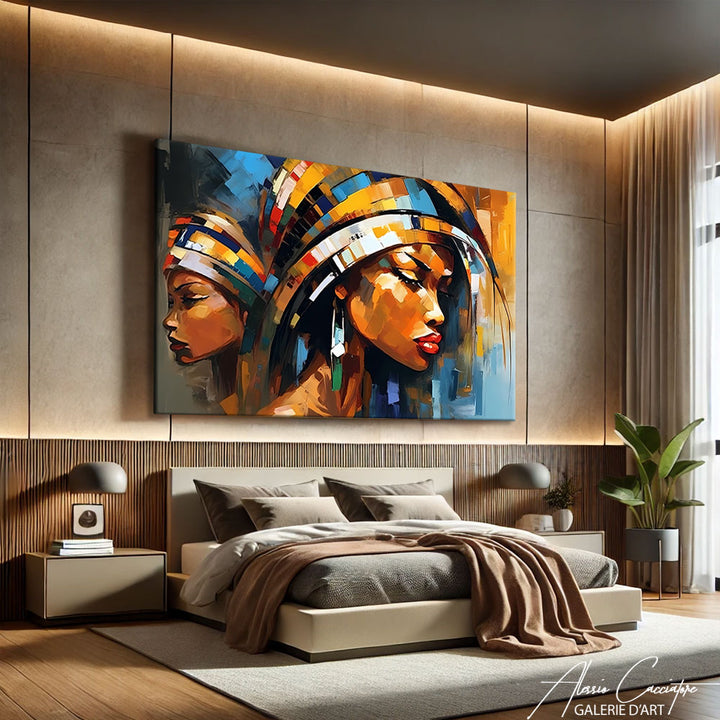 Peinture Tableau Africain