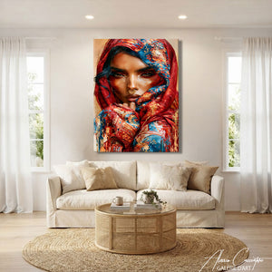 Peinture Femme Afghane