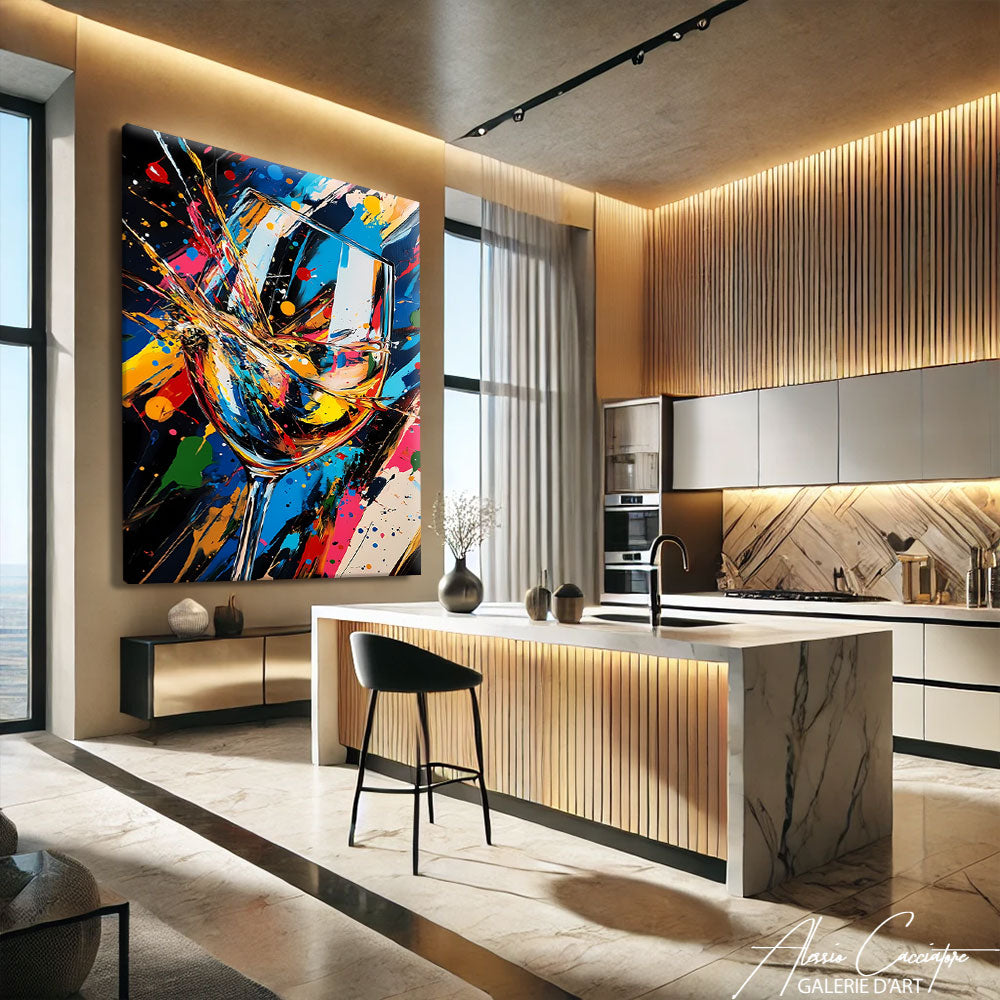 Tableau pour salon cosy
