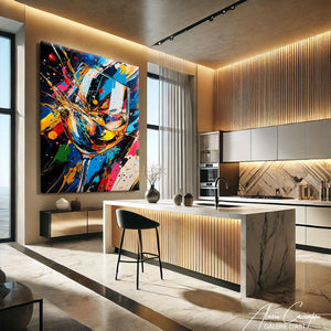 Tableau pour salon cosy
