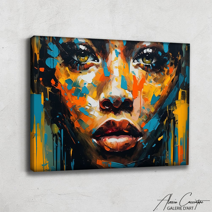 peinture acrylique africaine