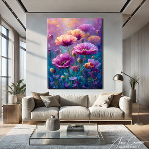 Tableau Coquelicot Moderne