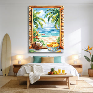 TABLEAU FENÊTRE OUVERTE LAC