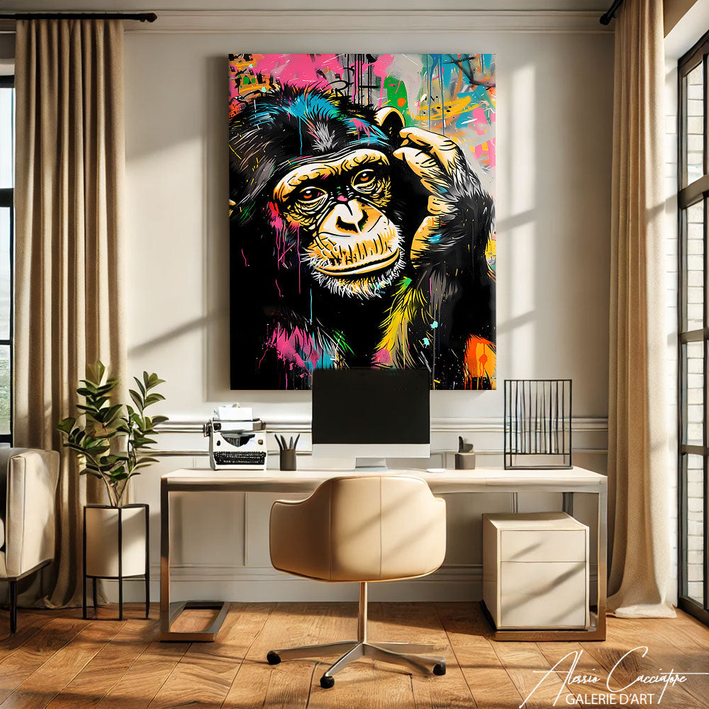 Tableau Singe Moderne