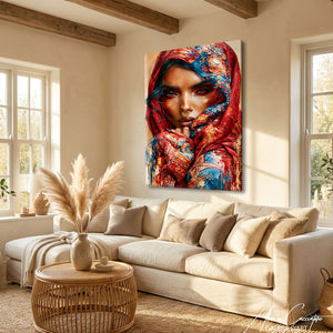 Décoration Murale Femme Afghane