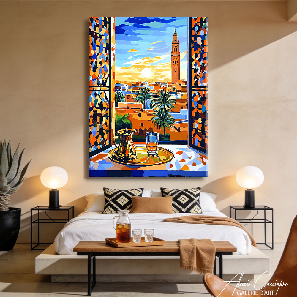 Toile Fenetre Ouverte Peinture
