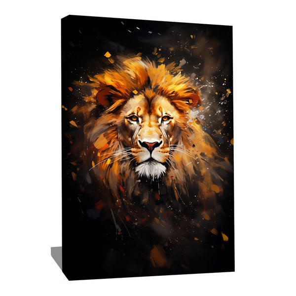 tableau lion