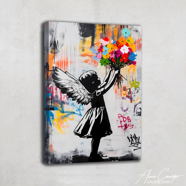 Tableau Street Art XXL Banksy