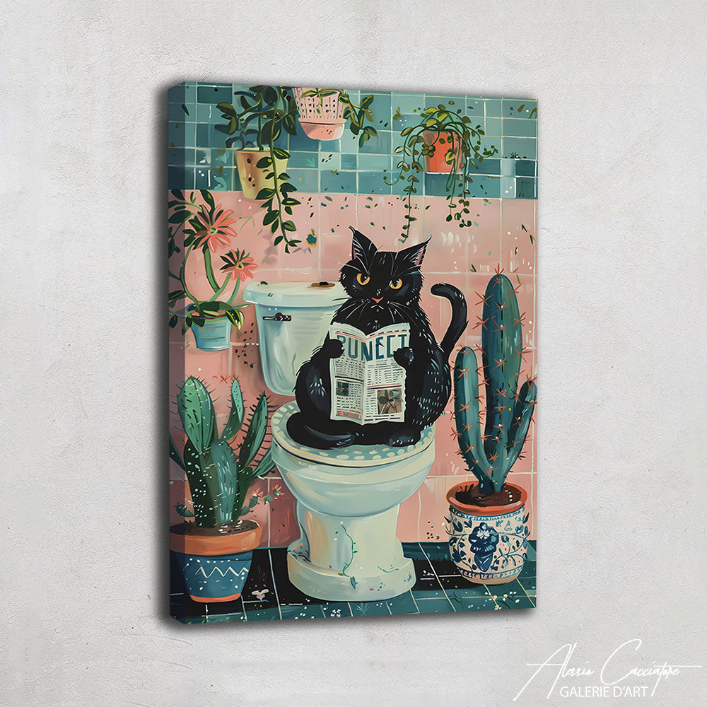 Tableau Chat Contemporain