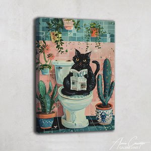 Tableau Chat Contemporain