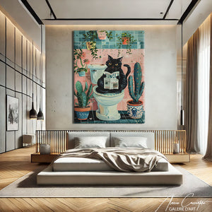 Peinture Chat Pop Art