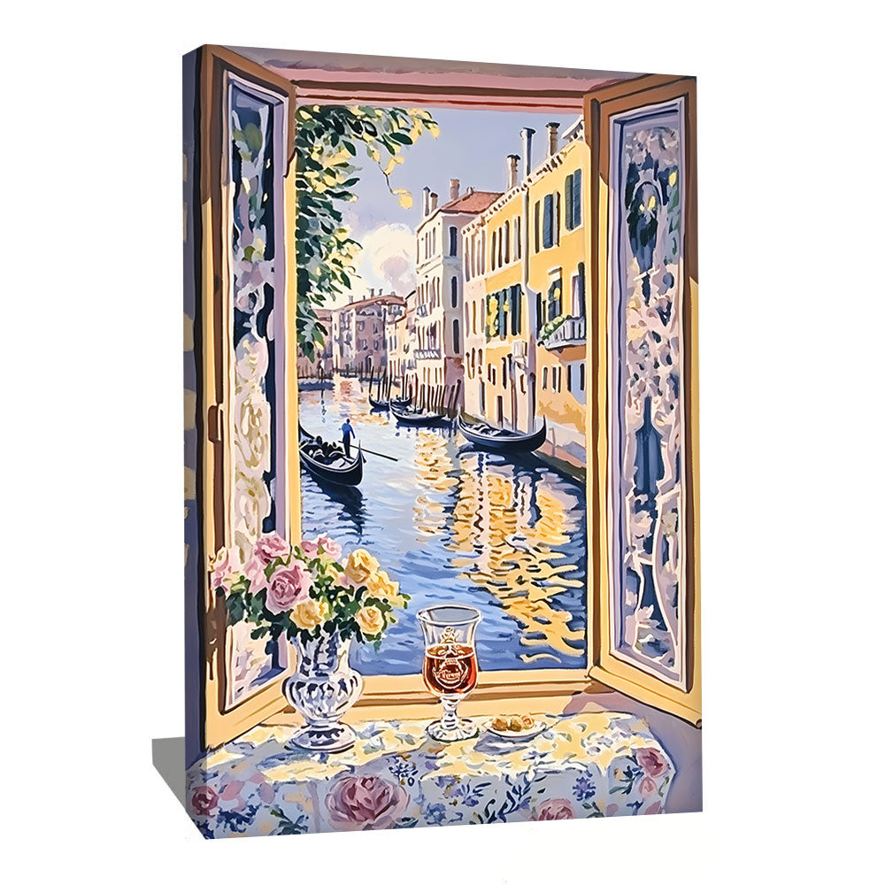 Tableau Venise Abstrait