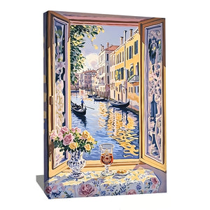 Tableau Venise Abstrait
