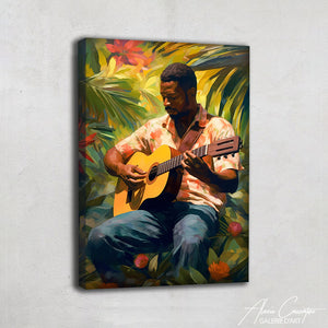 tableau abstrait africain