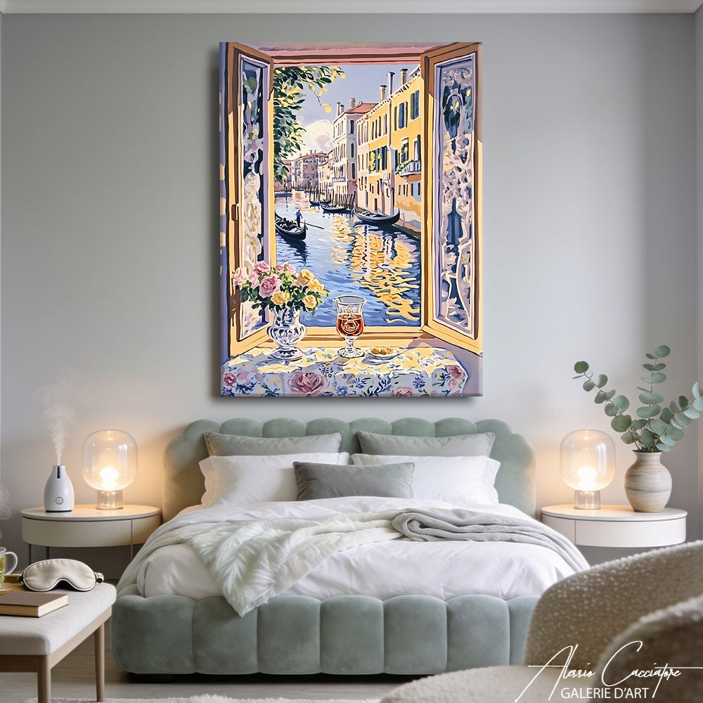 Toile Venise Abstrait