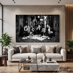 TABLEAU MODERNE EN NOIR ET BLANC