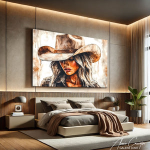Décoration Murale Femme Western