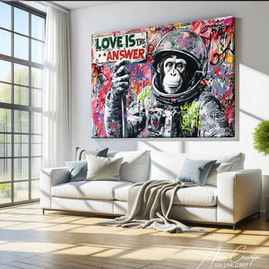 Tableau Street Art Coloré