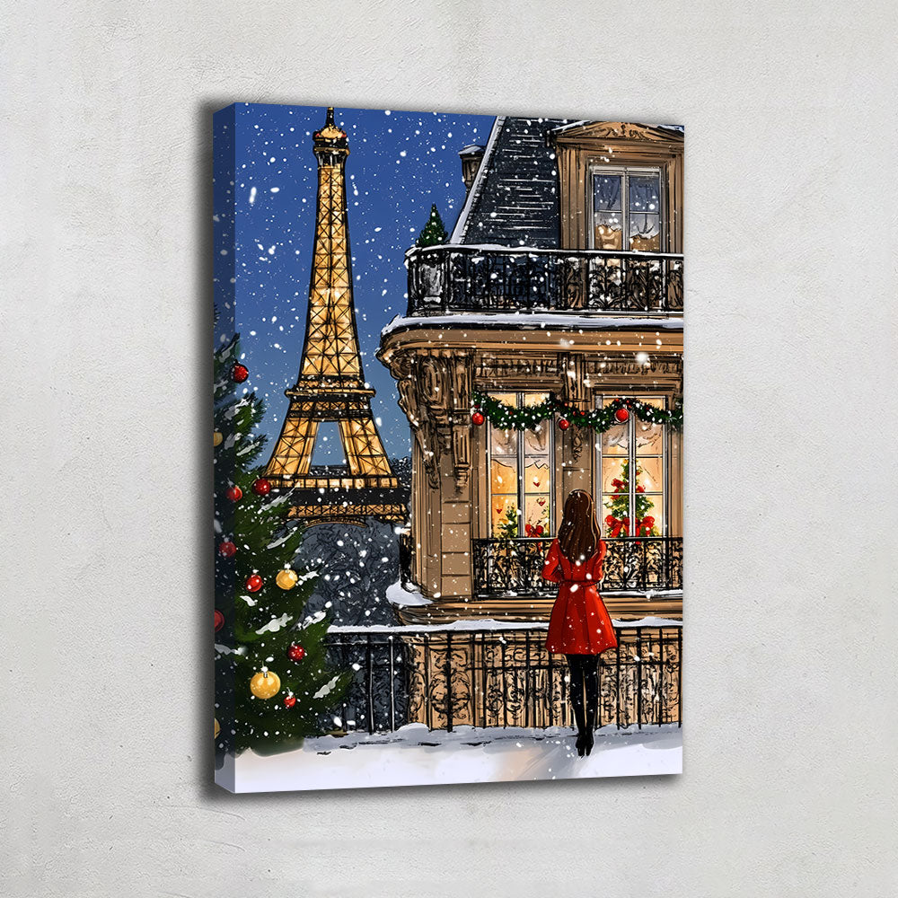 Tableau Paris Enneigé