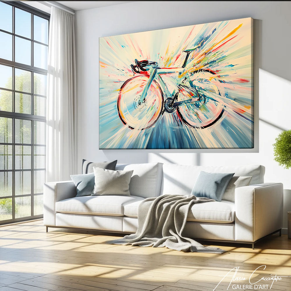 Tableau Velo Abstrait
