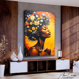 tableau femme africaine