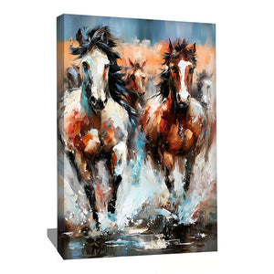 TABLEAU CHEVAUX SAUVAGES