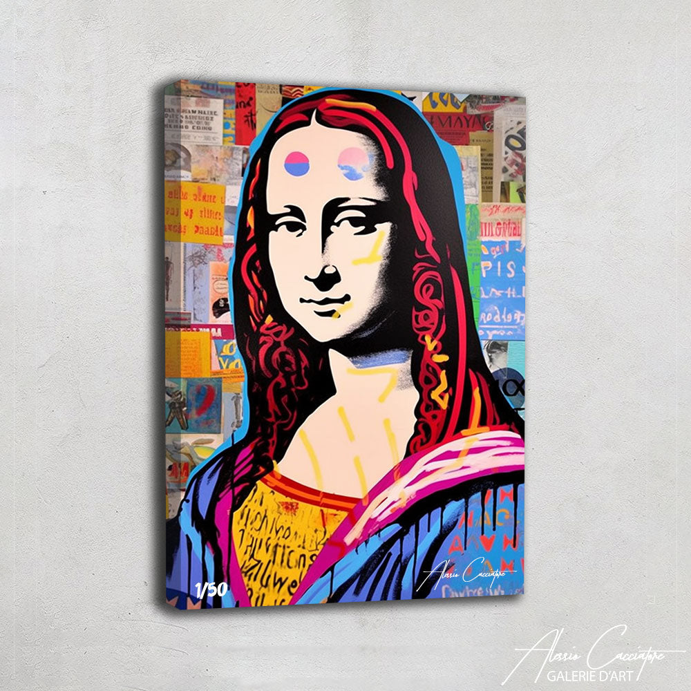 tableau street art mona lisa 