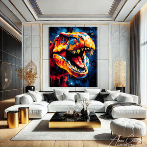 Peinture tableau salon
