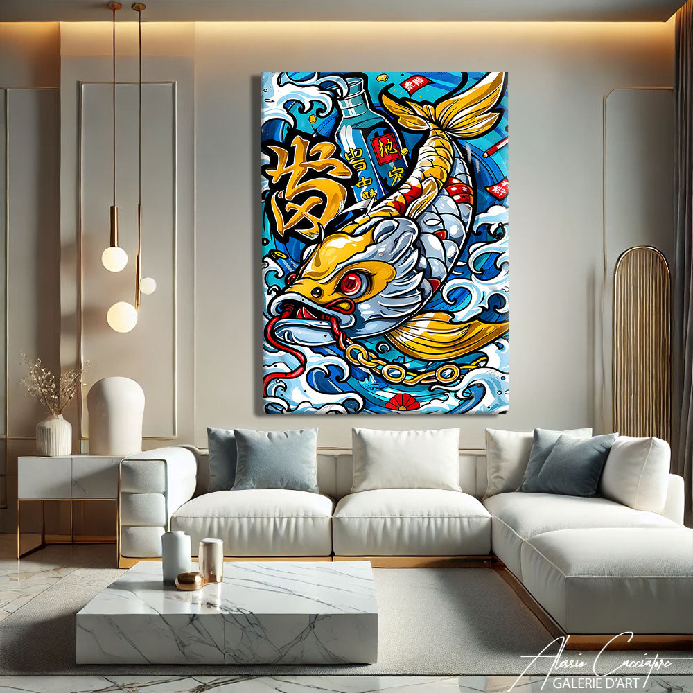 Peinture Poisson Japonais
