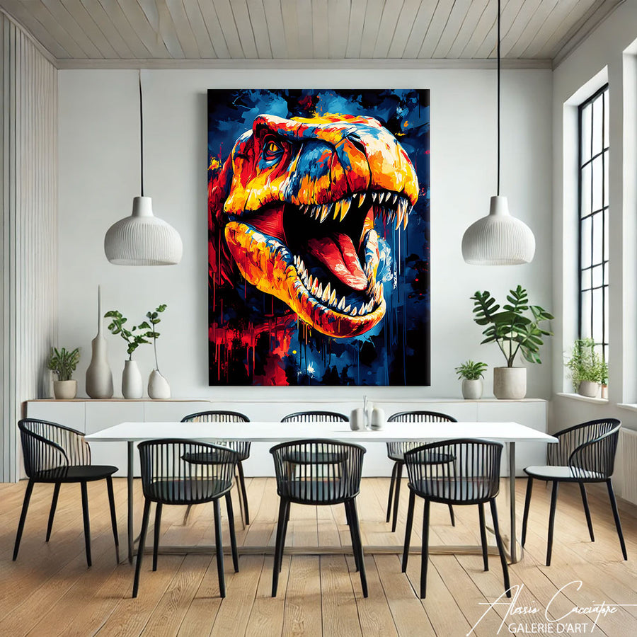 Tableau Avec Dinosaure – mise en situation